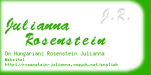 julianna rosenstein business card